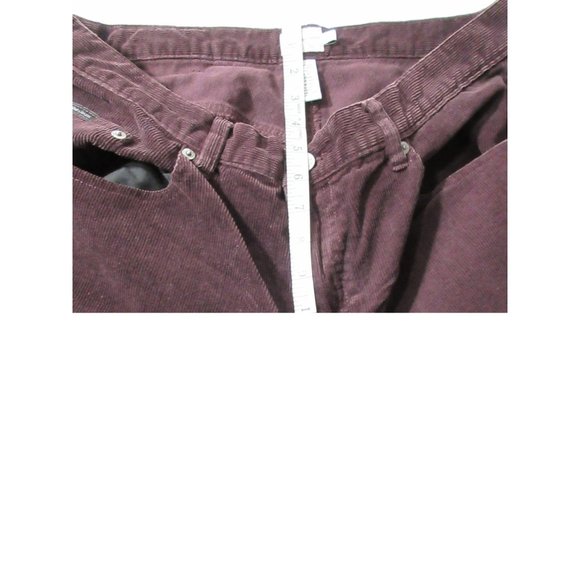 Calvin Klein Jeans women's corduroy pants, maroon burgundy‎ 12 - Picture 9 of 11